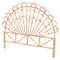 Bali & Pari Rasima Modern Bohemian Natural Brown Rattan Queen Size Standalone Headboard 239-13393-ZORO - alternate 1